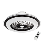 Lampowentylator Zephyr Czarny 48W LED+ PILOT I ML1514