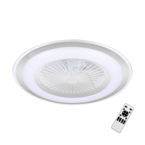 Lampowentylator Zephyr Srebrny 48W LED+ PILOT I ML1515