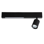 Lampa Sufitowa Magnet 5W+1xGU10 3000/4000K Czarny I  ML1130