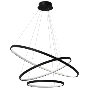 Lampa wisząca Hoop Czarny 93W LED I ML1543