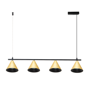 Lampa Wisząca Cone Złoty 4xGU10 I ML1125