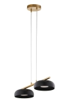 Lampa wisząca OLAF 2 złoty szczotkowany_czarny 41690
