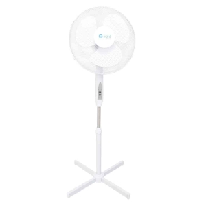 WENTYLATOR STOJĄCY EKO-LIGHT Z PILOTEM 16''BIAŁY I  EKW562