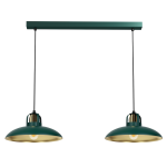 Lampa wisząca FELIX GREEN/GOLD 2xE27 I  MLP7710
