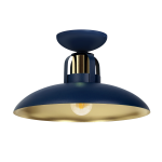 Lampa sufitowa FELIX NAVY BLUE/GOLD 1xE27 I  MLP7713