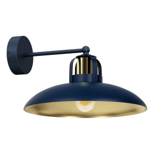 Kinkiet FELIX NAVY BLUE/GOLD 1xE27 I  MLP7712