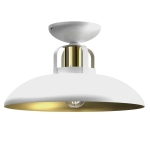 Lampa sufitowa Felix 1xE27 Biały/Złoty I  MLP7703