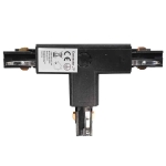 Łącznik Lampy Track Light Czarny 3-obwodowy Typ: T DR I  ML7092