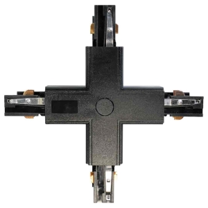Łącznik Lampy Track Light Czarny 3-obwodowy Typ: + I  ML7098