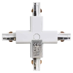 Łącznik Lampy Track Light Biały 3-obwodowy Typ: + I  ML7097