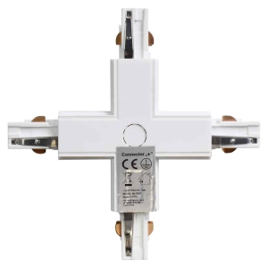 Łącznik Lampy Track Light Biały 3-obwodowy Typ: + I  ML7097