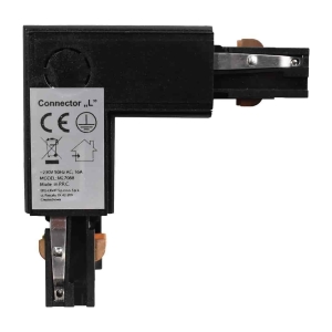 Łącznik Lampy Track Light Czarny 3-obwodowy Typ: LU I  ML7088