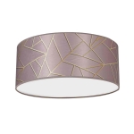 Lampa sufitowa ZIGGY PINK Gold/Pink 2xE27 Ø40cm I  MLP7585