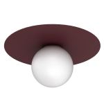 Lampa plafon FLAT bordo 1xE27 /  9555