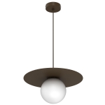 Lampa wisząca FLAT brąz 1xE27 /  9567