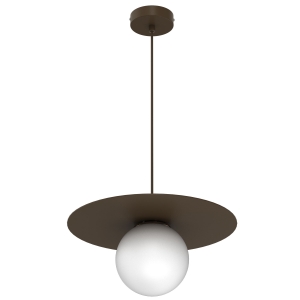 Lampa wisząca FLAT brąz 1xE27 /  9567