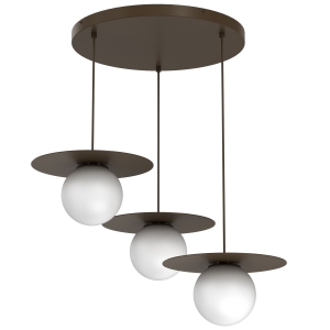 Lampa wisząca FLAT brąz 3xE27 /  9569