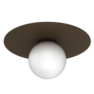 Lampa plafon FLAT brąz 1xE27 /  9563