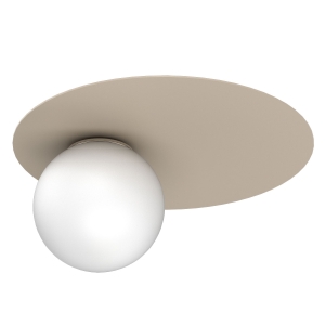 Lampa plafon FLAT beż 1xE27 /  9580