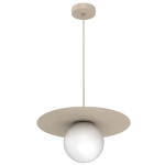 Lampa wisząca FLAT beż 1xE27 / 9583