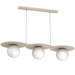 Lampa wisząca FLAT beż 3xE27 /  9584