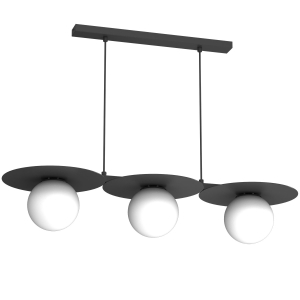 Lampa wisząca FLAT czarny 3xE27 /  9598
