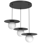 Lampa wisząca FLAT czarny 3xE27 /  9599