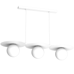 Lampa wisząca FLAT biały 3xE27 /  9623