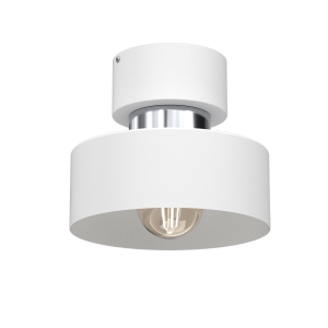 Lampa sufitowa MARTI biały, chrom 1xE27 / 9841