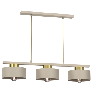Lampa wisząca MARTI beż, złoty połysk / 9931