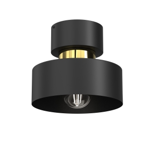 Lampa sufitowa MARTI czarny, złoty połysk / 9990