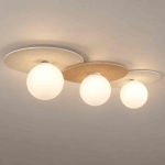Lampa sufitowa Carter 3xE14 Biały + Natural I MLP0228