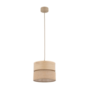 DORMA WOOD JUTA LAMPA WISZĄCA 1XE27 I  11785