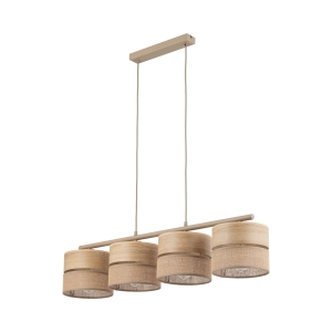 DORMA WOOD JUTA LAMPA WISZĄCA 4XE27 I 11789