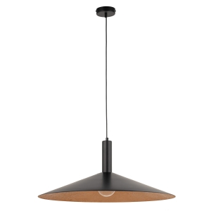 Lampa wisząca CAPRI M czarny/miedziany 41009