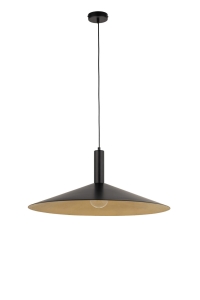 Lampa wisząca CAPRI M czarny/zloty 41011