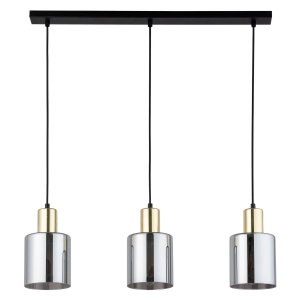 SIERRA GOLD LAMPA WISZĄCA 3 PŁ LISTWA
