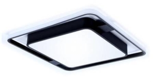 LAMPA DEKORACYJNA PANEL 66W KWADRAT CZARNA STELLA + PILOT  DL-F01