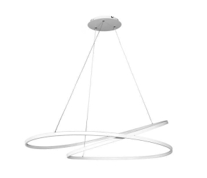 Lampa dekoracyjna wisząca led 122w biała DL-I09