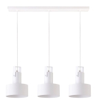 Lampa wisząca metalowa biała RIF PLUS 3 31200