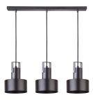 Lampa wisząca metalowa czarna RIF PLUS 3 31194