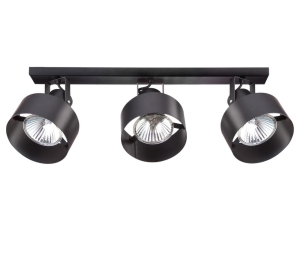 Lampa sufitowa reflektory czarna RIF PLUS 3 31197