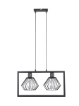 Lampa wisząca klosz diament  SAGA 2 31616