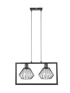 Lampa wisząca klosz diament  SAGA 2 31616