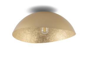 Plafon z żywicy  Solaris S złoty 40589
