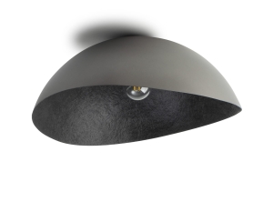 Plafon z żywicy srebrno-czarny  Solaris S 40625