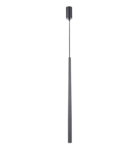 Lampa wisząca rurka czarna SOPEL 1 Stożek 33154