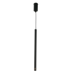 Lampa wisząca tuba rurka czarna  SOPEL LASER 1 33225