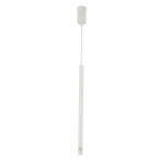Lampa wisząca tuba rurka biała SOPEL LASER 1 33226