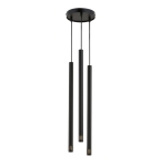 Lampa wisząca sople czarna  SOPEL LASER 3 33254